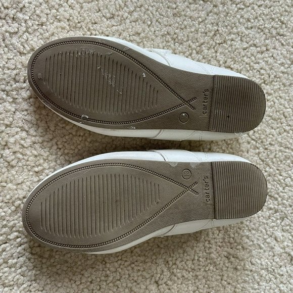 Carters Slip On White Dress Shoe Size 13 - Picture 8 of 8